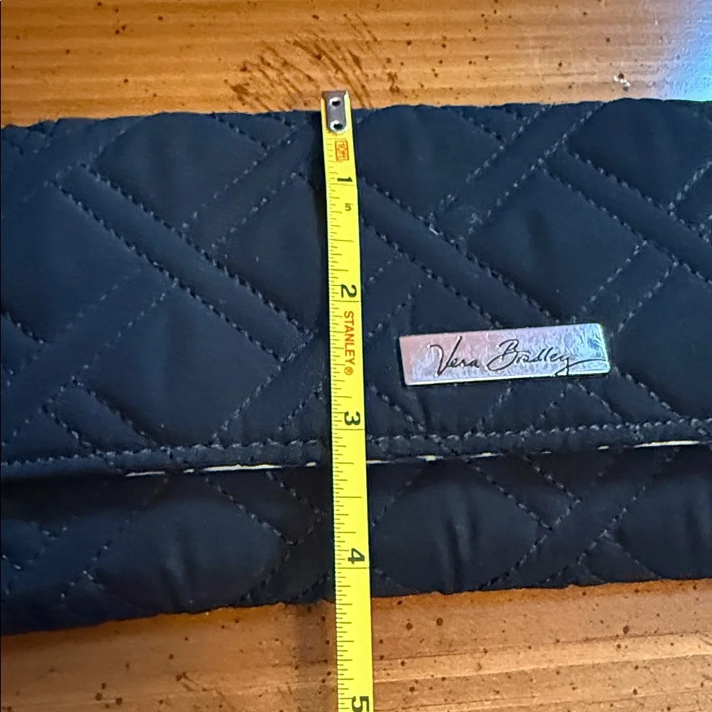 Vera Bradley Black Quilted Clutch